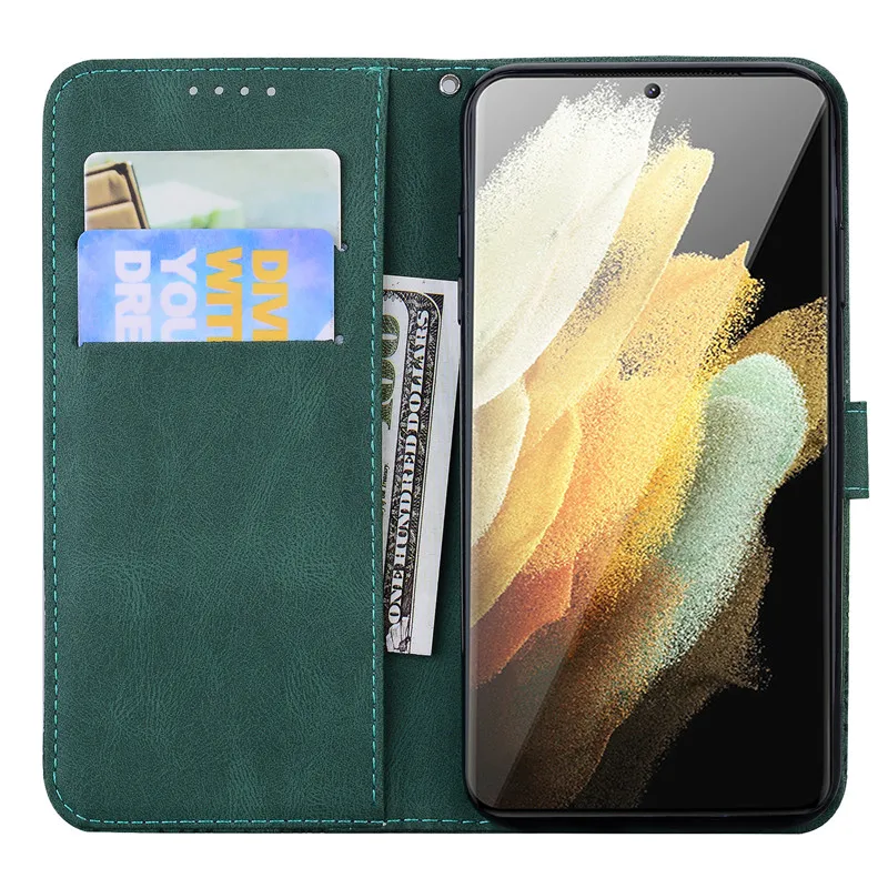 Butterfly Leather Phone Case For Samsung Galaxy S20 FE S21 FE S22 S10 S9 S8 Plus S23+ S23 Ultra 5G Wallet Bags Flip Cover leather wallet case leather case phone case leather phone case