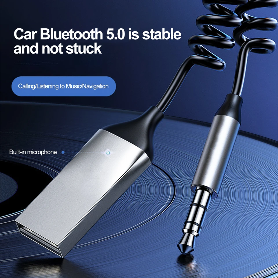 Kit Vivavoce Bluetooth Auto Con Ricevitore Aux – Adattatore Wireless