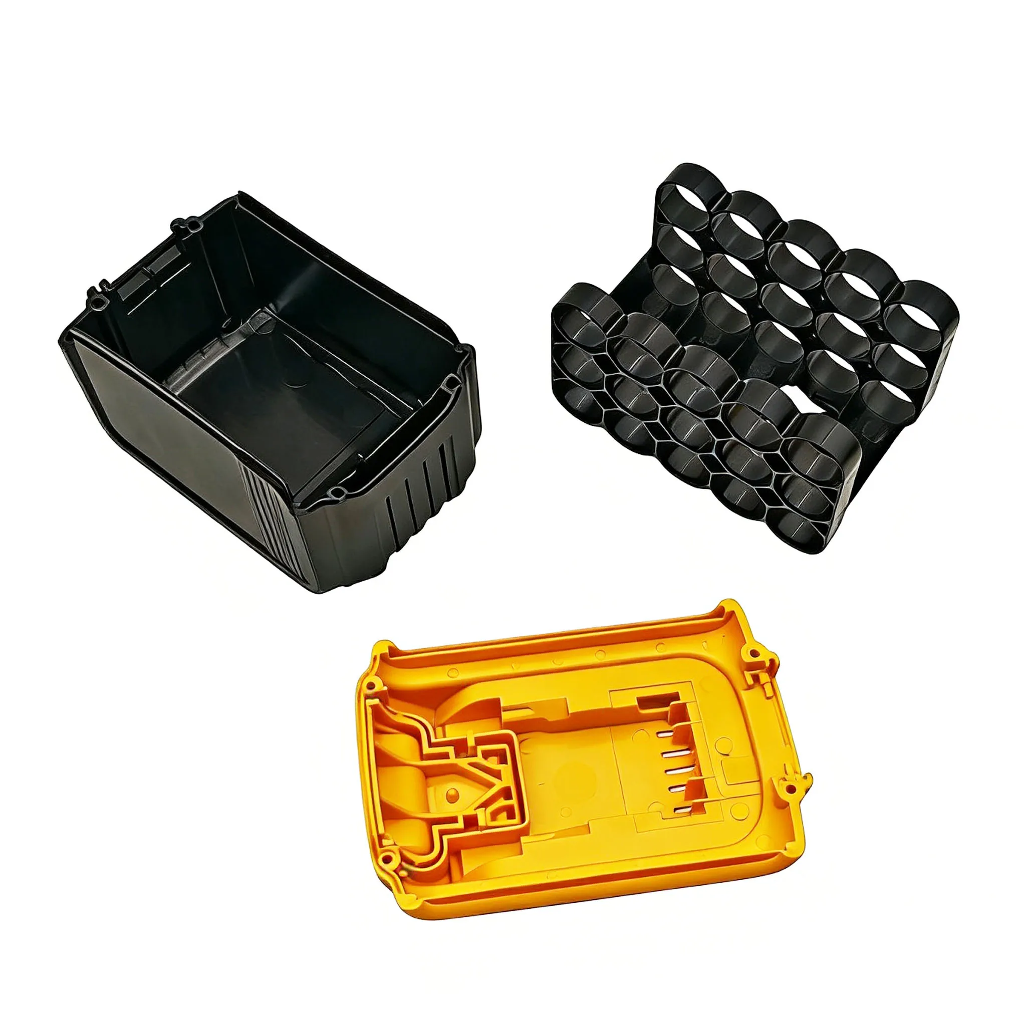 15X18650 팩 박스 DeWalt 20V 리튬 이온 배터리 플라스틱 케이스 XR 18V DCB183 DCB203 DCB204 DCB200 DCB206 쉘 하우징