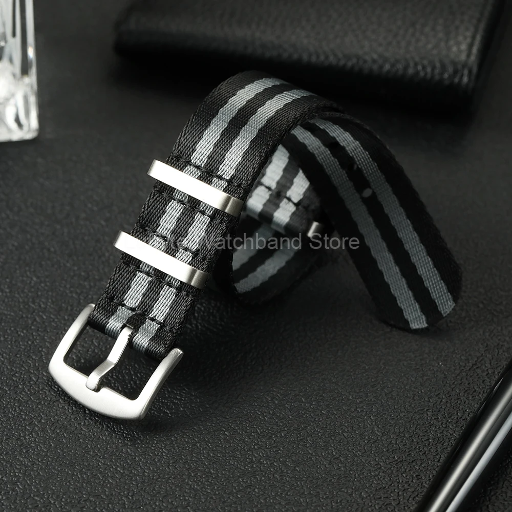 Premium Soft Nylon Watch Strap - Men's Watch Band Accessory