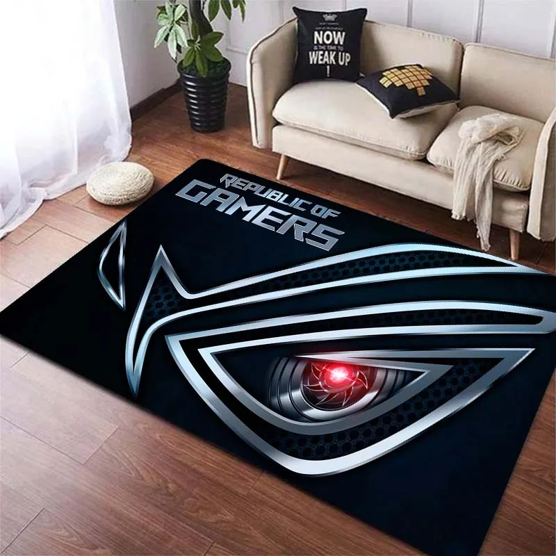 ASUS-ROG-Republic-of-Gamers-Logo-Game-Area-Rugs-for-Living-Room-Bedroom ...