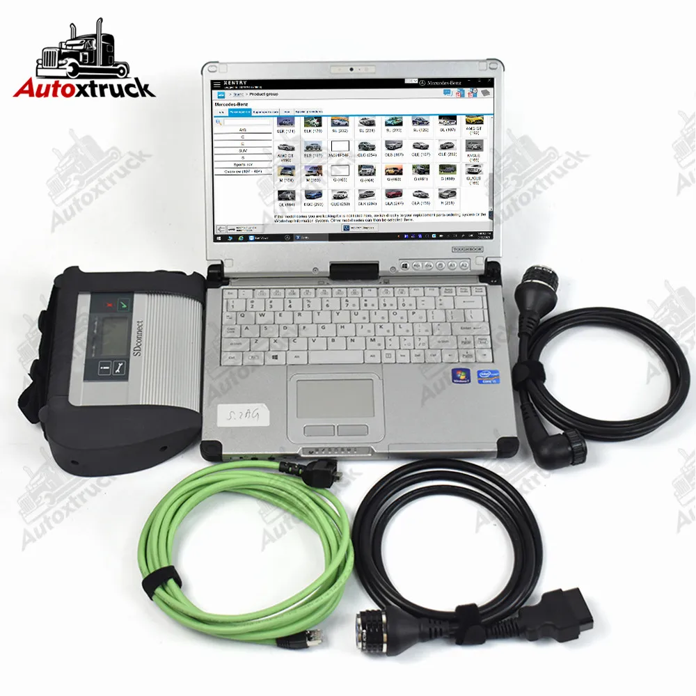 

2023 MB STAR C4 Multiplexer MB SD Connect C4 Xentry Das Wis Epc Car Truck Diagnostic Scanner Tool CFC2 CF-C2 Laptop