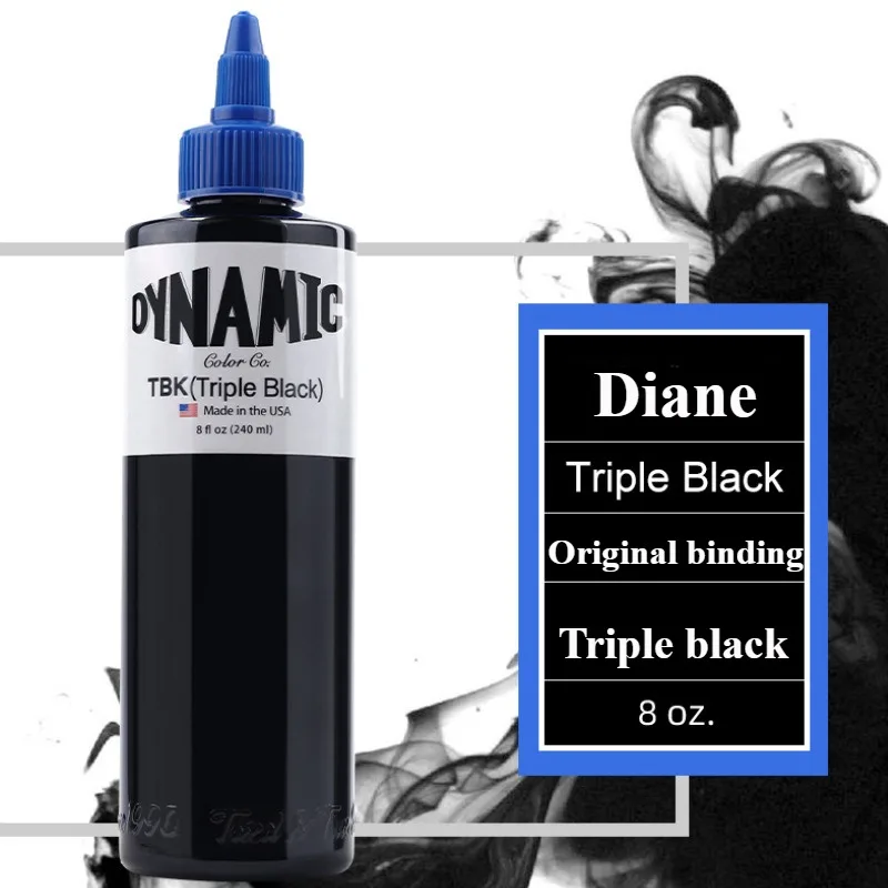 Dayanne TBK Totem Tattoo Color Black Ink Pigment Cut Line Hit Fog Tattoo Triple Black Professional Ink Accessory Tool New