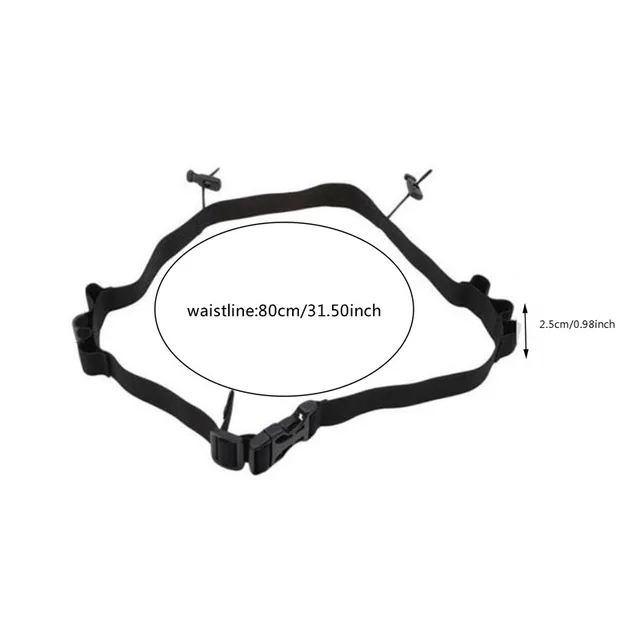 Running Race Number Belt Waist Pack Bib Holder For Triathlon Marathon Cycling Motor With 6 Gel Loops Fitness Sport Accessories 6