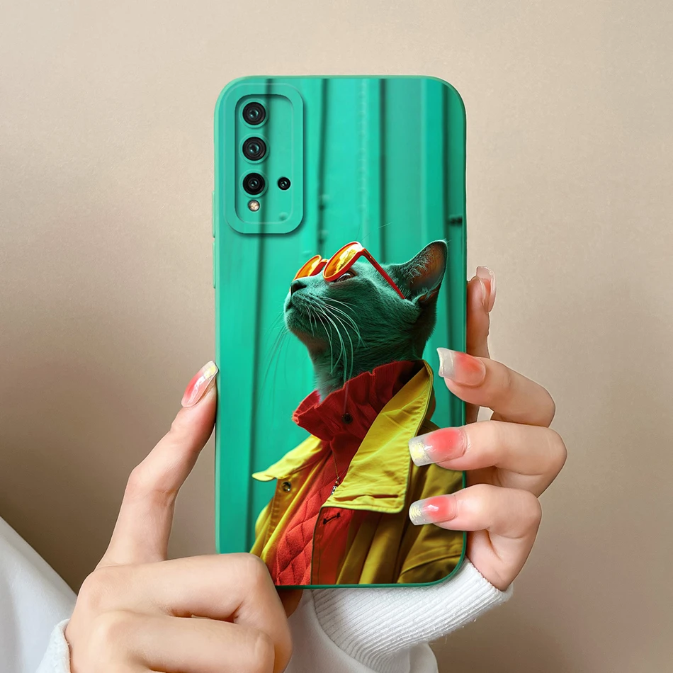 Cartoon Bumper Soft Liquid Silicone Phone Case
