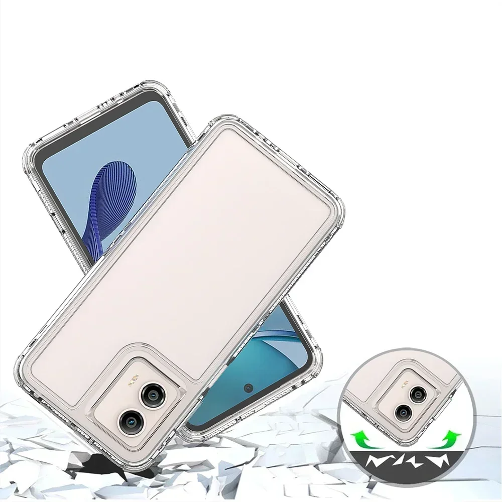 Ultimate 3-in-1 Protective Clear Back Phone Case