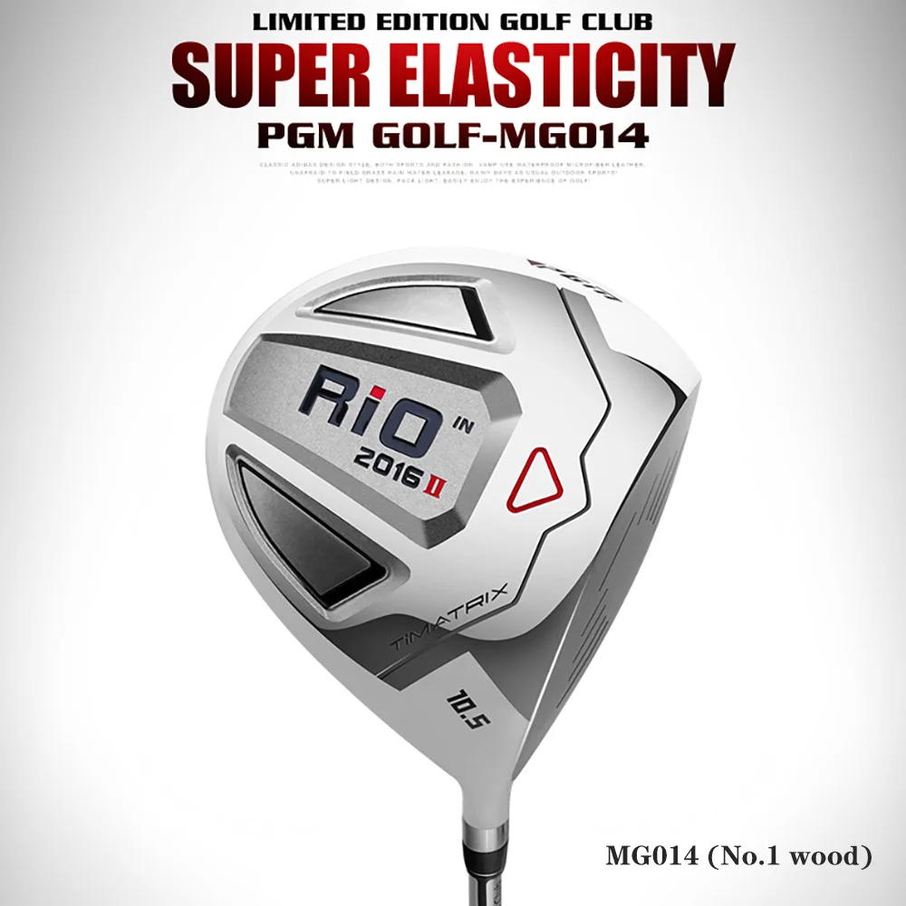 

PGM Golf Club Men's Right Hand No. 1 Wood Golf Club Titanium Head Drive Hybrid Wooden Pole Carbon Fiber Shaft Golf Club Men's