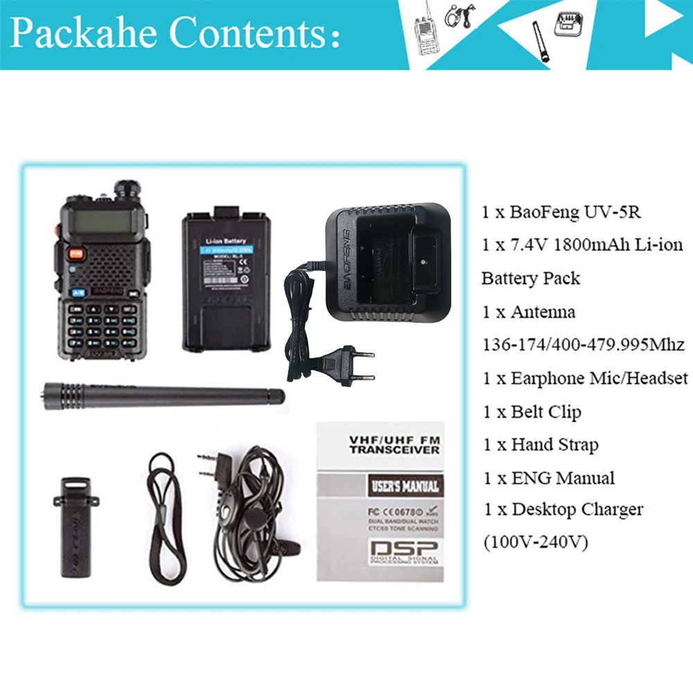 Рисунок 6 - 2023 Baofeng UV-5R 5 Вт/8 Вт рация