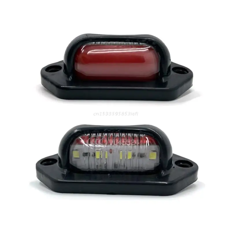 8LED Truck Trailer Front Rear Side Marker Light Indicator Lamp Sealed Waterproof CF 1