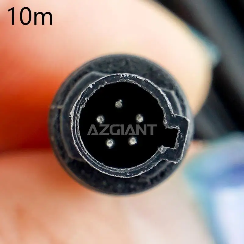 자동차 RCA 비디오 후면 보기 카메라용 잭 연장 케이블, DVR 카메라 케이블, 6, 10M, 5 핀, 2.5mm