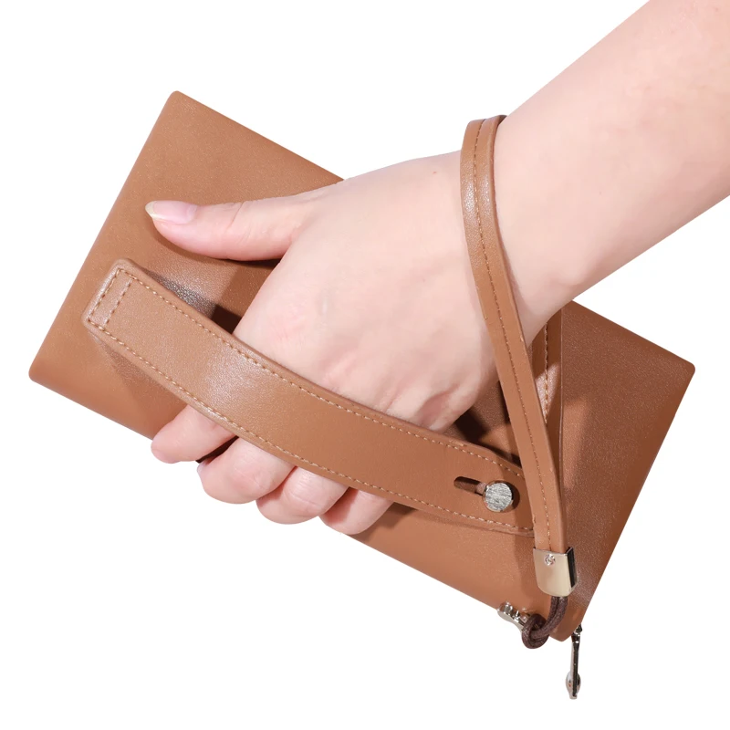 Business Wallet Retro große Kapazität Herren vielseitige doppelt faltbare Handtasche, elegant und unverzicht bar für den täglichen Geschäfts verkehr – Detail 13
