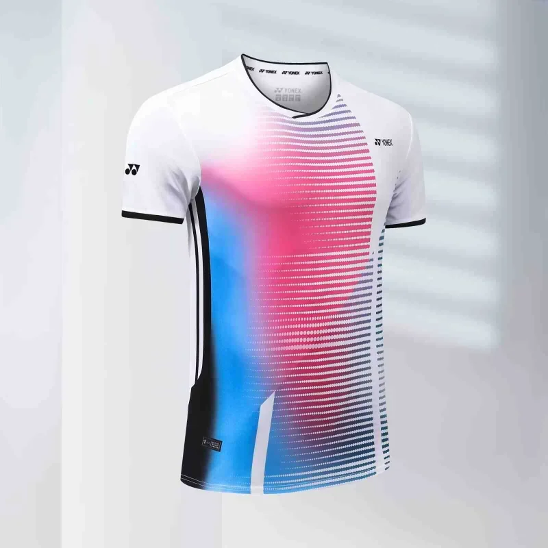 Short Sleeve T Shirt Badminton Uniforms YONEX Men's and Women's Badminton Wear Tennis Tops Short-sleeved Quick-drying Sweat-absorbent Breathable Training Wear T-shirt