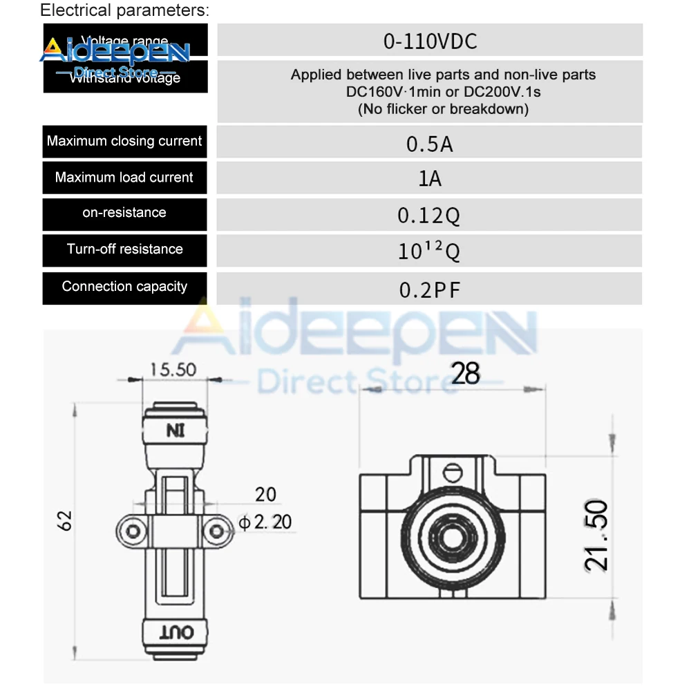 High Performance 1/4" Water Flow Switch Plastic Water Flow Switch Control Sensor for Purifier Dispenser