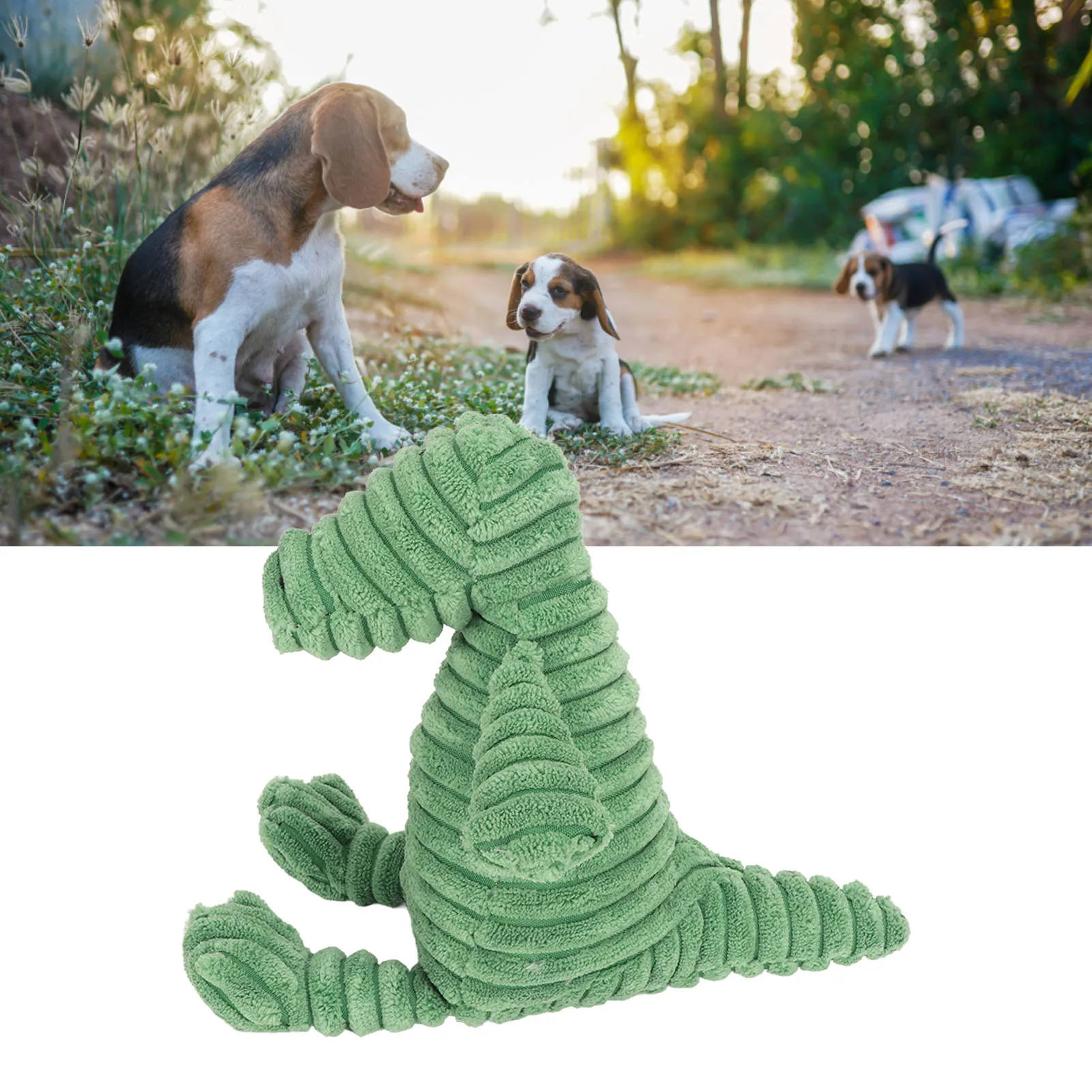 

Corduroy Dog Toys For Small Large Dogs Plush Squeaky Toy Puppy Chew Bite Resistant Pet Toy Tooth Cleaning For Dogs