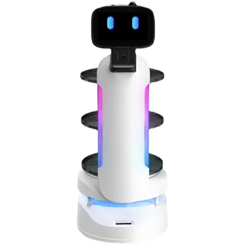 Intelligent Food Delivery Service Robots Automatic Navigation Food Truck Restaurant and Hotel Serving Robot