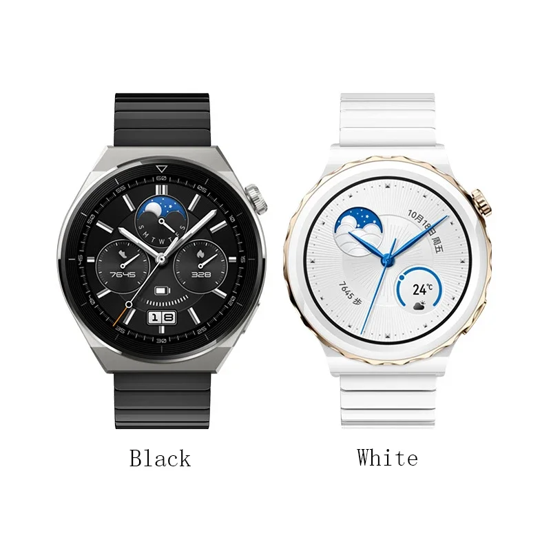 2023 Luxury ceramic strap for Huawei Watch GT3 Pro 43mm 46mm Huawei GT3 Pro strap GT 3Pro strap replacement