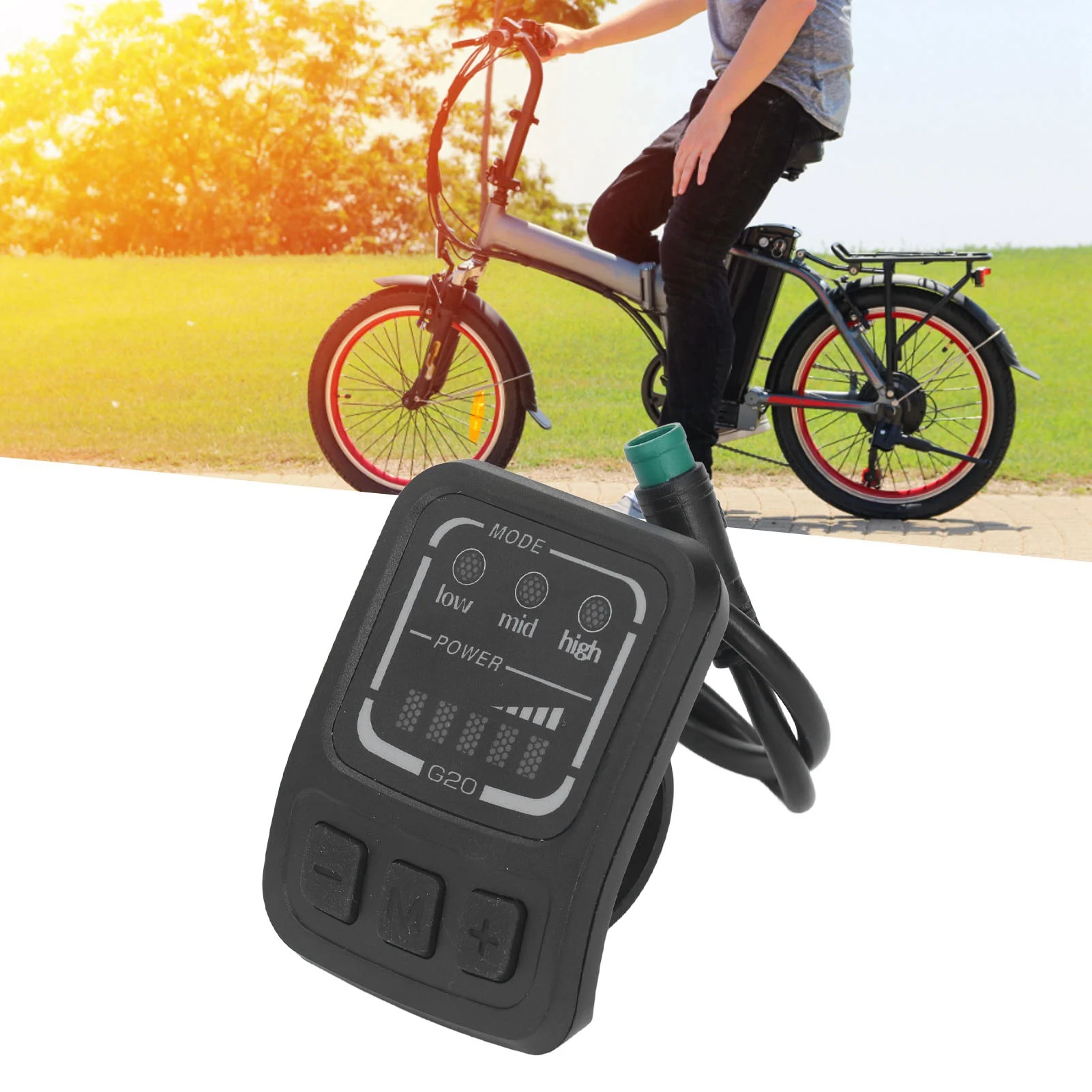 Description Picture 6 of itemG20 F Electric Bike LED Display ABS Lightweight Durable Electric Bike Scooter LED Display Easy Using with Waterproof Interface