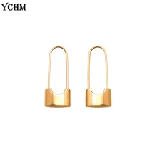 

Stainless Steel Lock Earrings for Women 18 K Gold Plated Rose Gold Lock Dangle Earring Hip Hop Fashion Jewelry YCHM