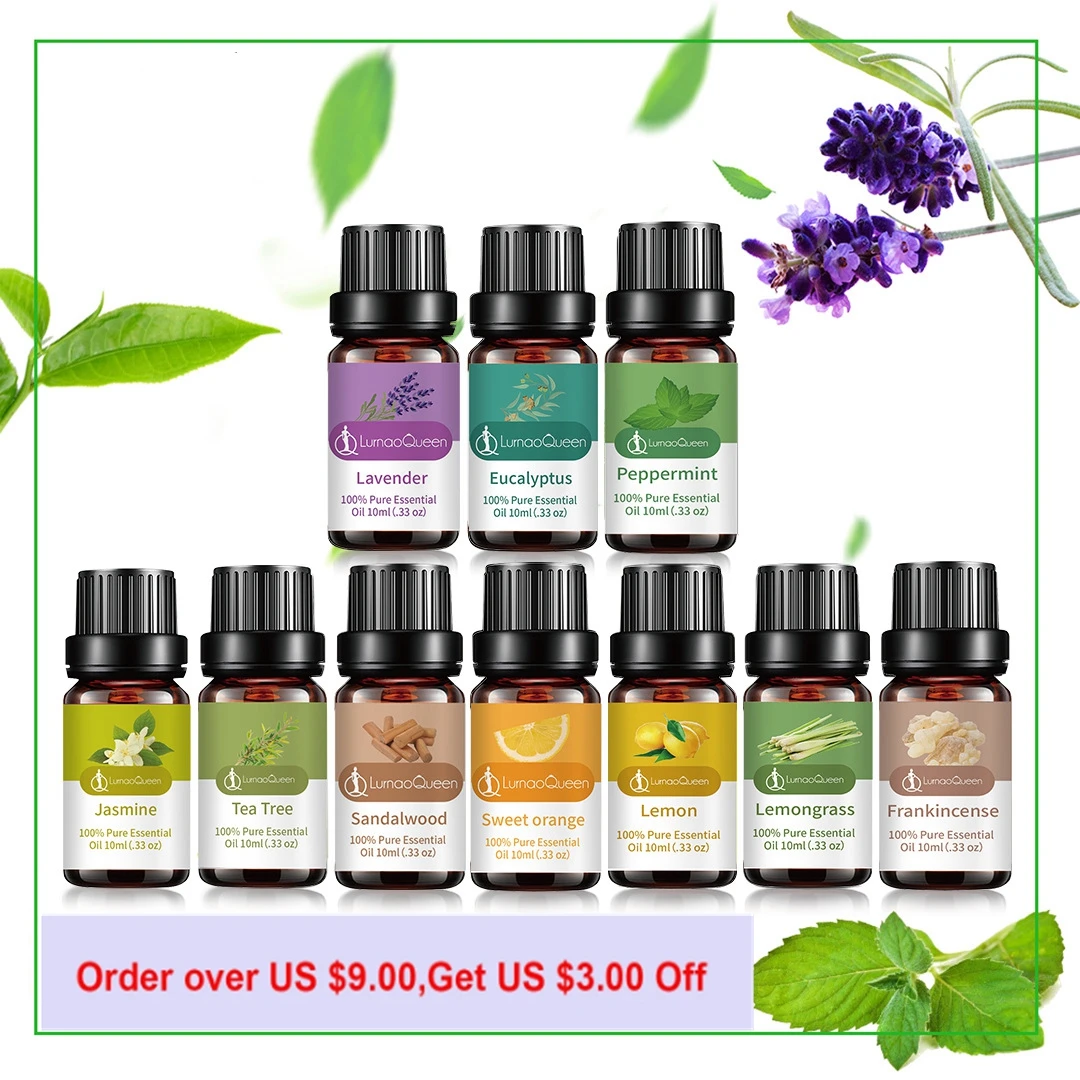 10ml Pure Natural Tea Tree Essential Oils Jasmine Lavender Rose Vanilla Mint Sage Cinnamon Bergamot Tea Tree Oil  for Spa mayjam 10ml 30ml 100ml essential oils for humidifier diffuser lavender jasmine eucalyptus ylang ylang vanilla tea tree aroma oil