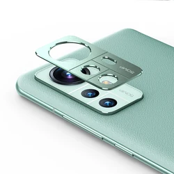 Aluminum Metal Camera Lens Cover Case with Protector Film - Mi 12 (Green)