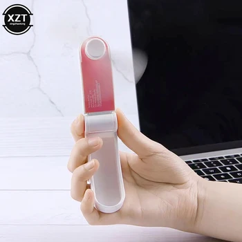 데스크탑 USB 미니 접이식 선풍기, 휴대용 소형 에어 쿨러, 오리지널 충전 가전 제품