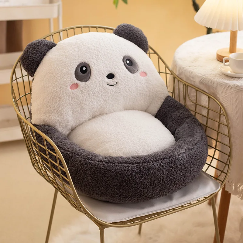 

Winter Warm Plush Chair Cushion Home Decor Animal Shape Cute Floor Cushion Home Textiles Children Cartoon Tatami Seat Cushion