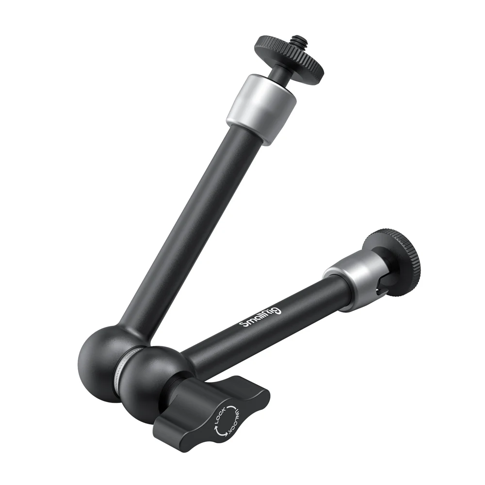 Adjustable Friction Magic Arm with Multi-Threaded Clamp for LCD Monitor and LED Light
