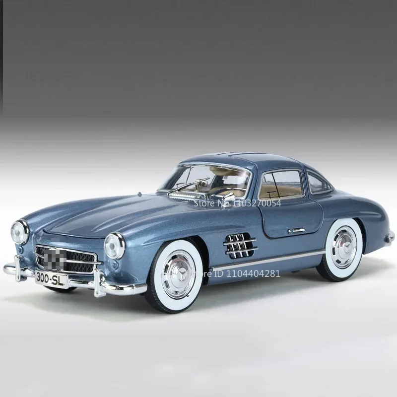 مجسم سيارة W140 / 300SL معدني 1:24 بإضاءة وصوت