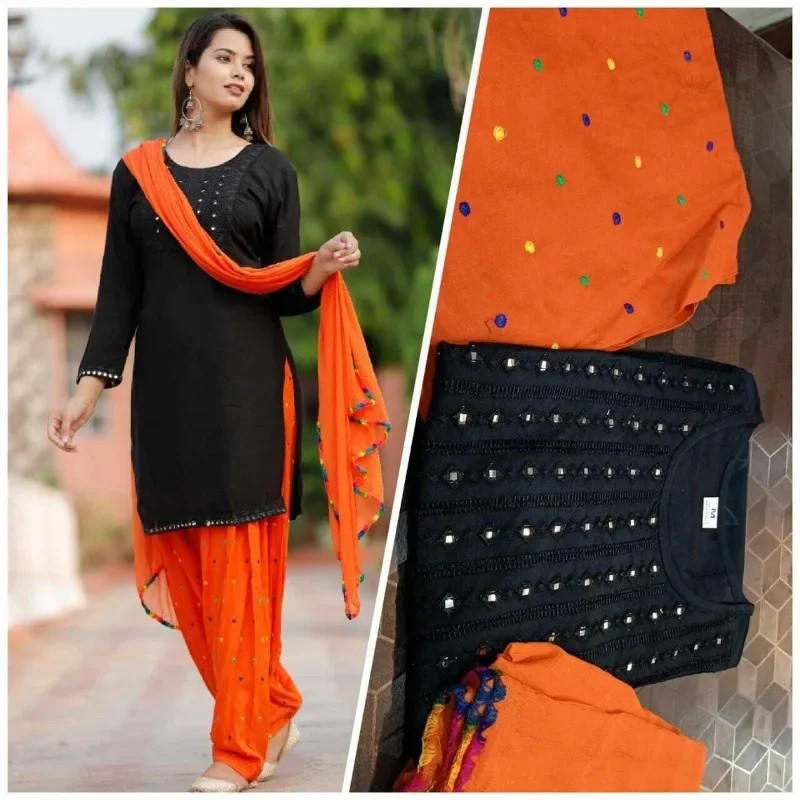 

Pakistani Bollywood Style Salwar Kameez Indian Ethnic Palazzo Kurta Kurti Combo