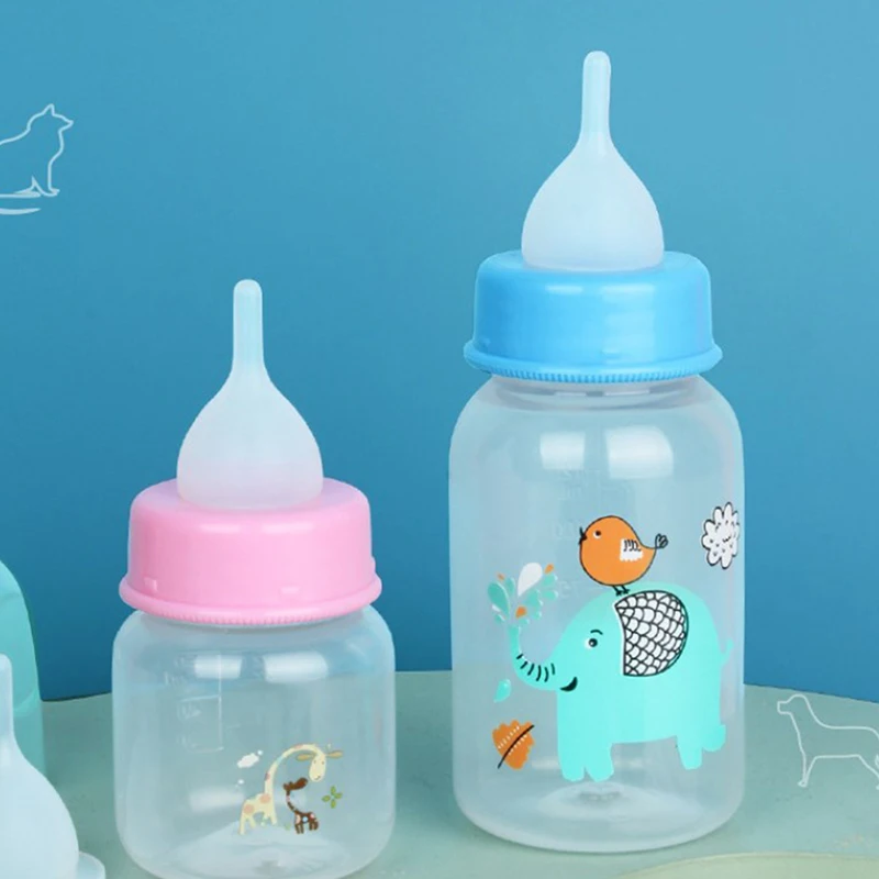 Title 4, Puppy Kitten Feeding Bottle Feeder Set Cat Dog ...