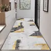 Abstract Style Long Hall Carpet Runner Hotel Decoration Hallway Area Rugs Stairway Anti Slip Carpets Living Room Aisle Floor Mat 2