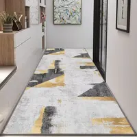 Abstract Style Long Hall Carpet Runner Hotel Decoration Hallway Area Rugs Stairway Anti Slip Carpets Living Room Aisle Floor Mat 2
