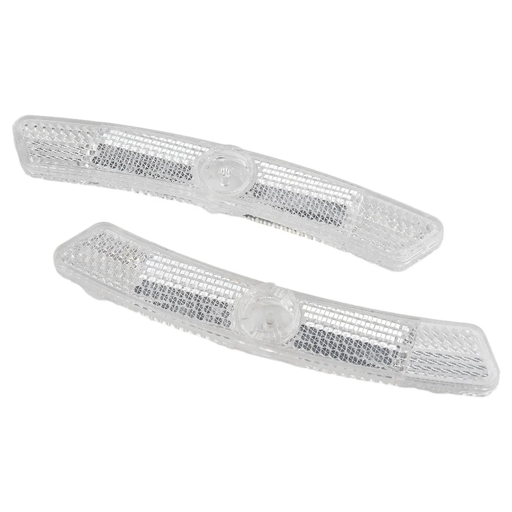 Bicycle Reflective Strips Spoke Reflector 125*20mm 4 Pcs Accessories Mountain Bike PC Replacement White/Yellow bicycle parts bike accessories bicycle wheel stickers