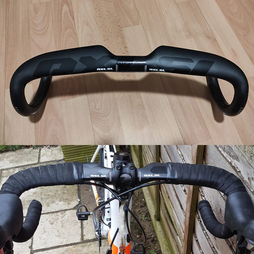 自転車 ハンドルバー サイクリングカーボンロードハンドルバー31.8mm