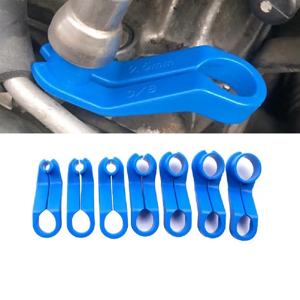 

7Pcs Car Fuel Line Disconnect Tool Automobile Air-conditioning Oil Pipe Disassembly Kit Multiple Sizes Pipe Clip Removal Tool