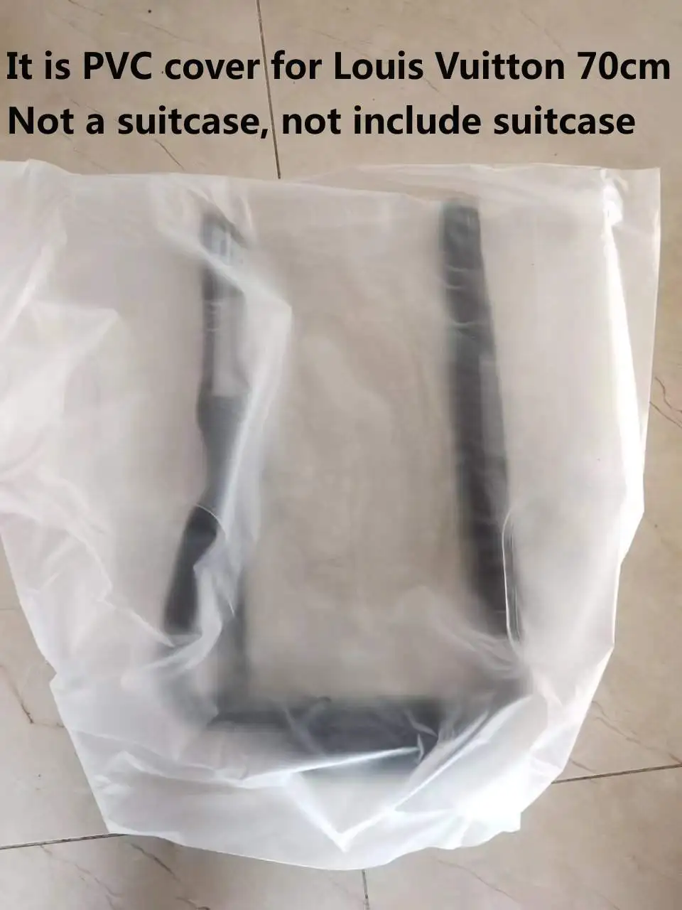 Clear Luggage Cover for Louis 55cm 70cm Transparent Covers for LV Suitcase Dustproof Protector Thickness PVC Scratch-resistant - 3