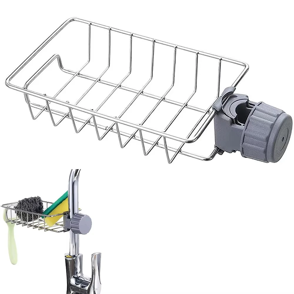 Multi-Functional Kitchen Sink Organizer and Storage Rack