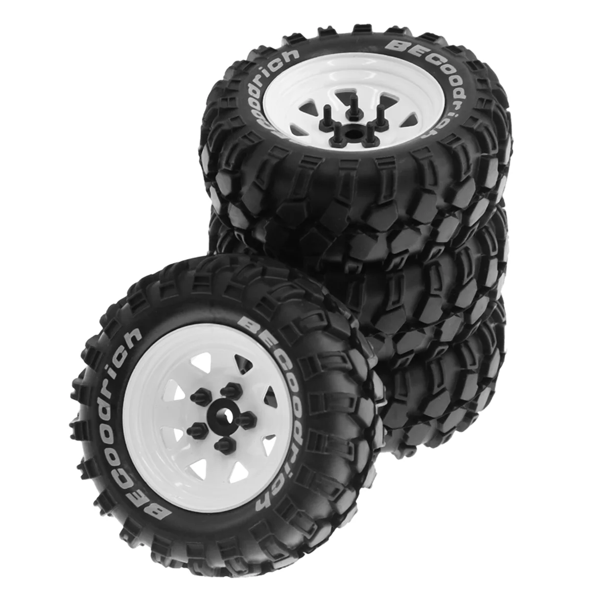 

Металлические 1,9 дюймовые колесные шины Beadlock для 1:10 RC Crawler Car Axial SCX10 90046 TRX4 Redcat GEN8, белый