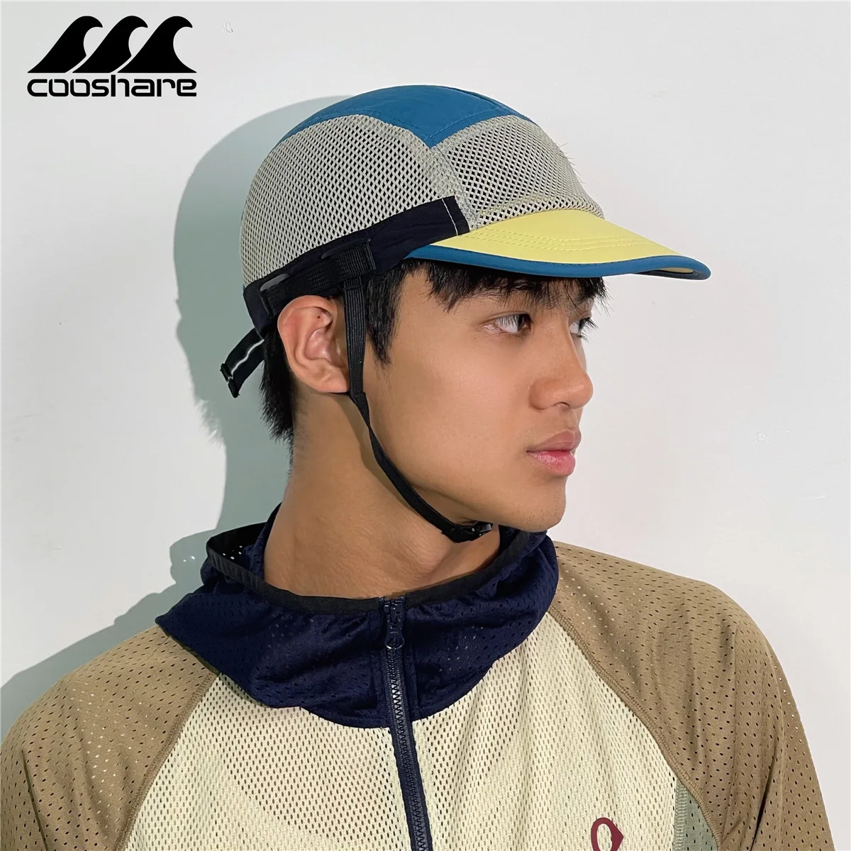 

Duck Tongue Cap anti-drop Mesh Surf Caps Men Women Summer Outdoor Sports UV Sun Hat Breathable Quick Dry Riding Hats