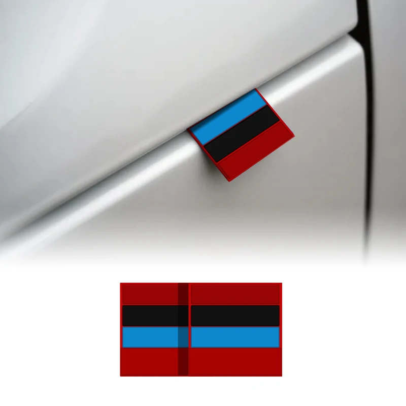Distintivo Bandiera In Gomma Car Interior Body Trunk Fender Adhensive 3D Decal Sticker Per Prestazioni Di Potenza X1 X3 X4 X5 X6 F10 M3 M5 M6