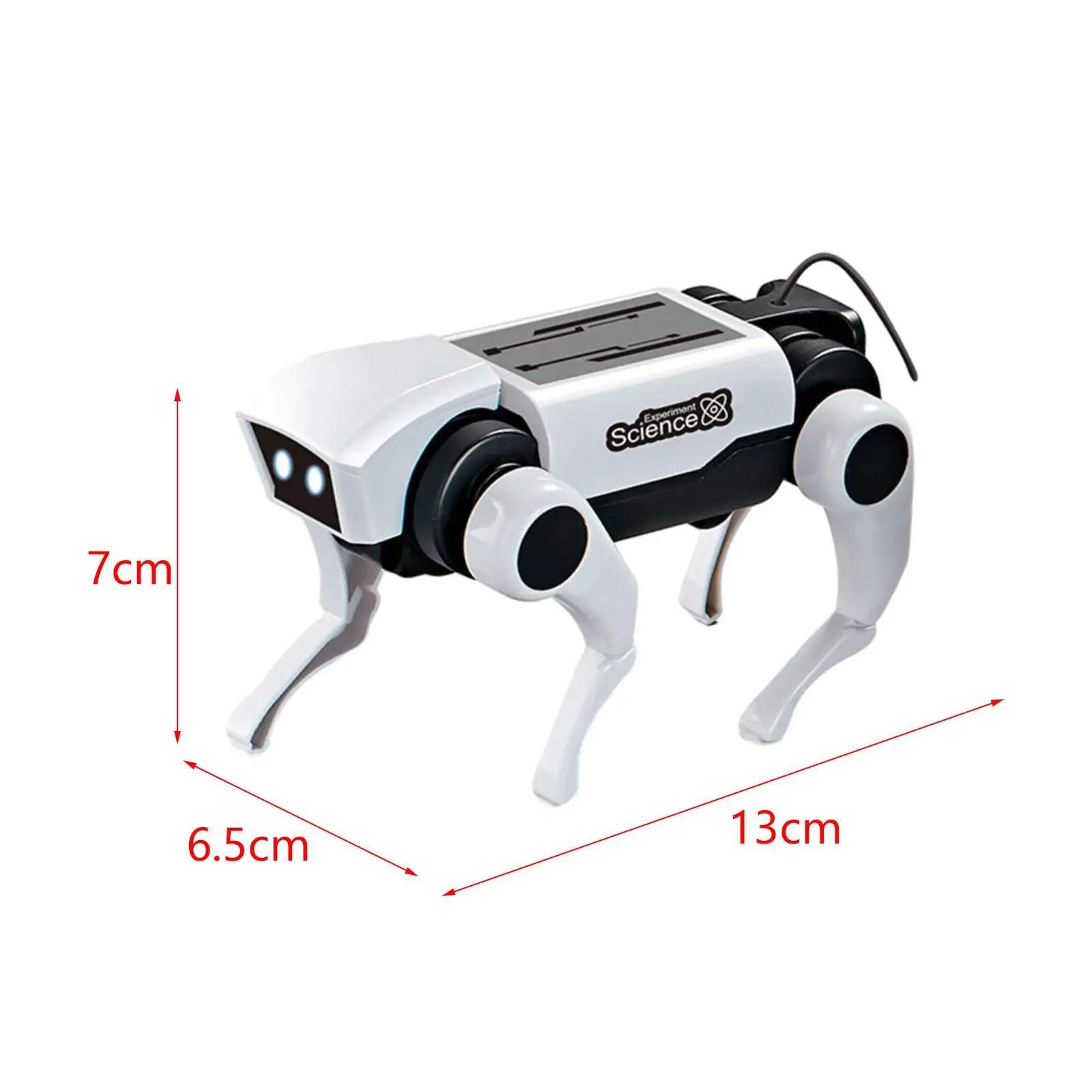 Electric Mechanical Dog Stem DIY Self Assembly Interactive Remote Control Puppy Toy for Boys Kids Adults Teens Birthday Gifts