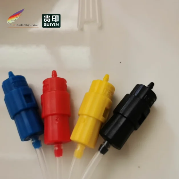(ACC-43) 2.8mm*1.4mm 4색 잉크 공급 시스템용 간편 커넥터 CISS 파이프라인 호스 연장, 연결 및 이동