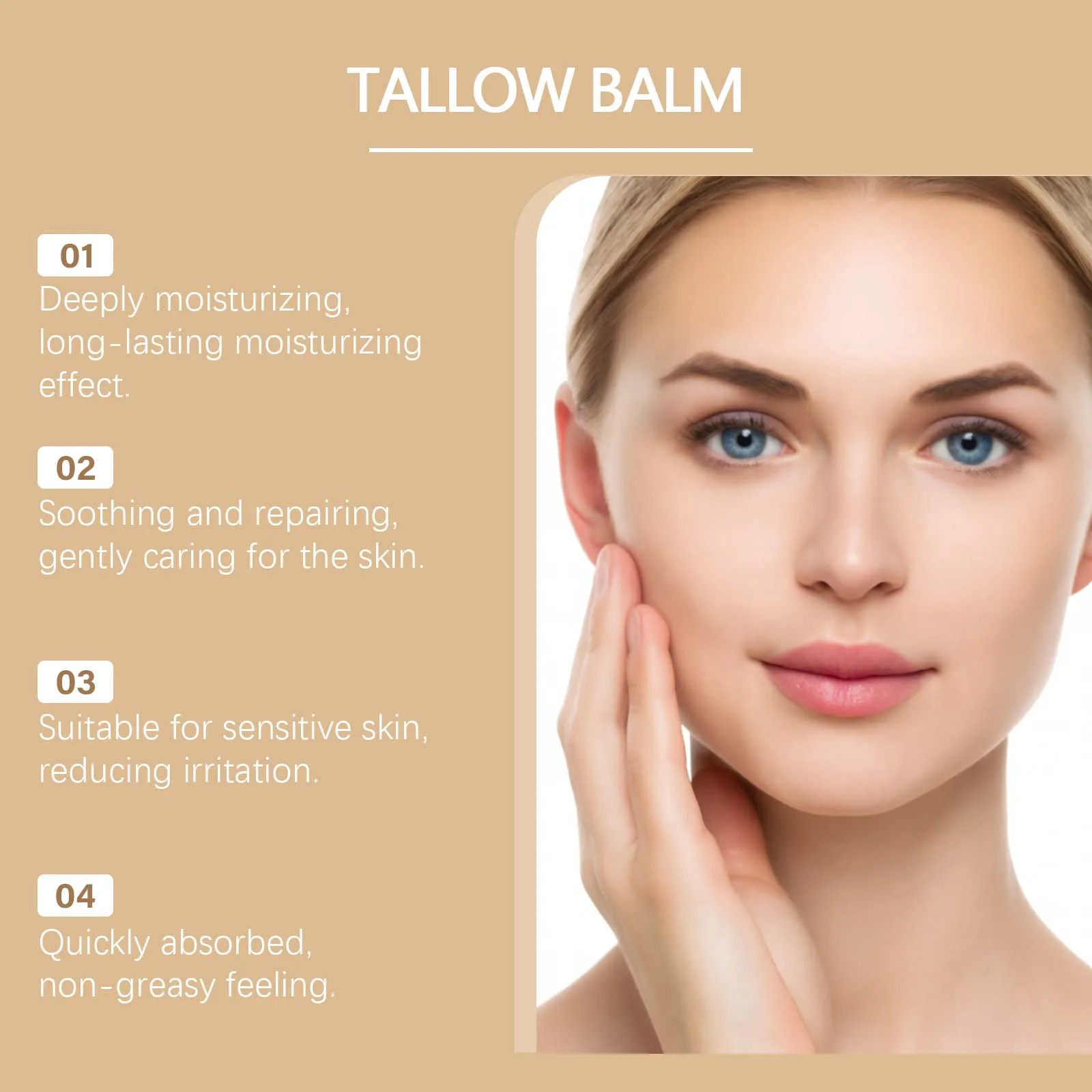 Avocado & Honey Moisturizing Cream: Deep Nourishment, Locks in Moisture, Leaves Skin Smooth, Tender & Elastic, Nourishes Skin