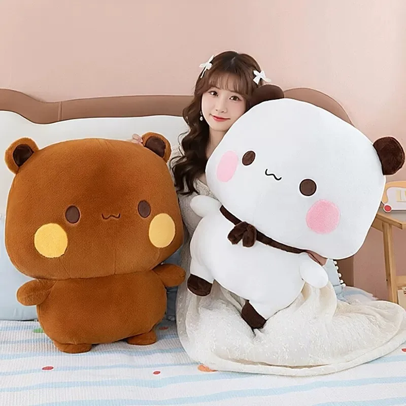 플러시인 이얼 부부 부부 두두 플러시 마스코트 인형 무관절 피규어 수집용 디스플레이 모델 홈 데코레이션 장식품 선물