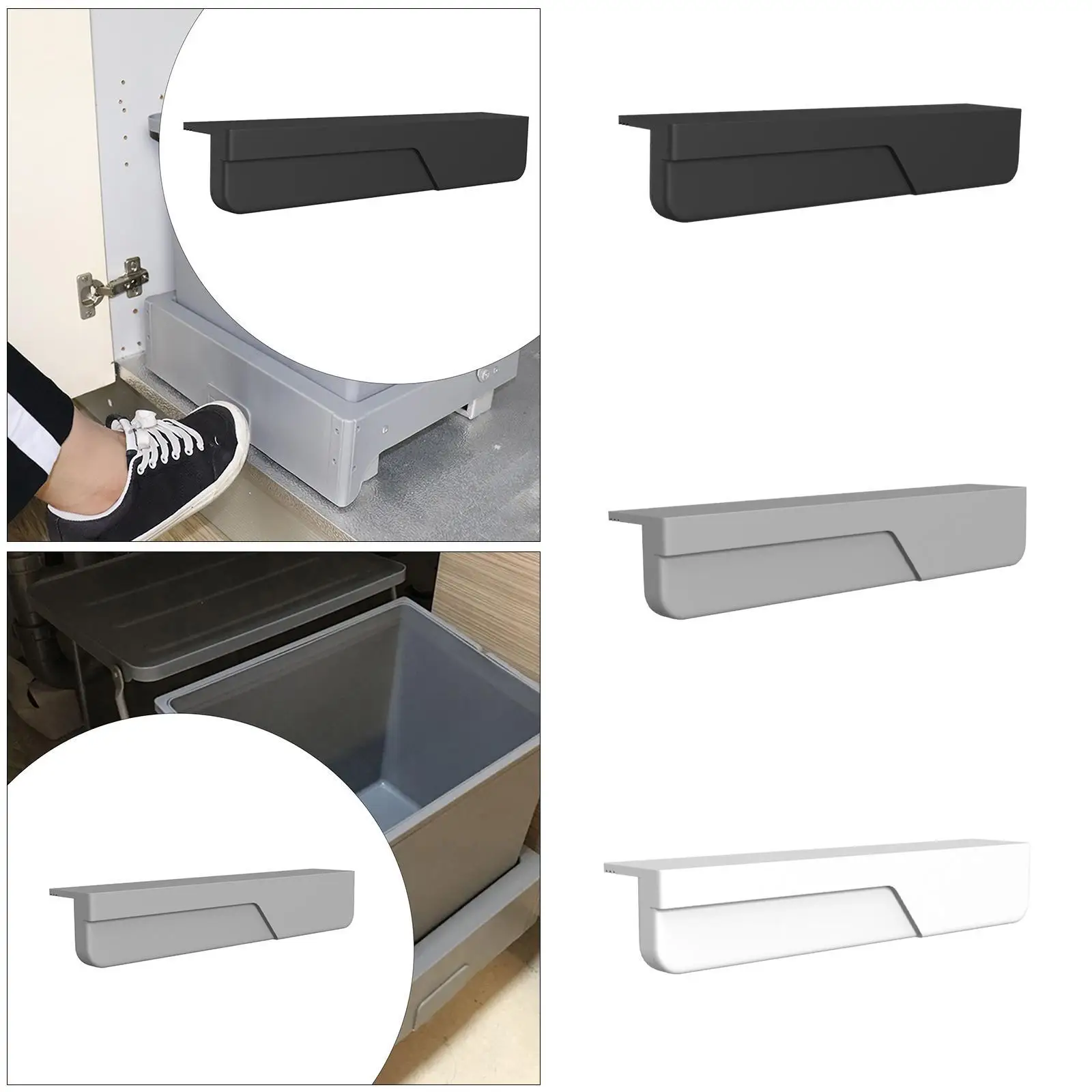 Cabinet Foot Pull,Foot Handle Household Trash Cafe Home Touchless Opener