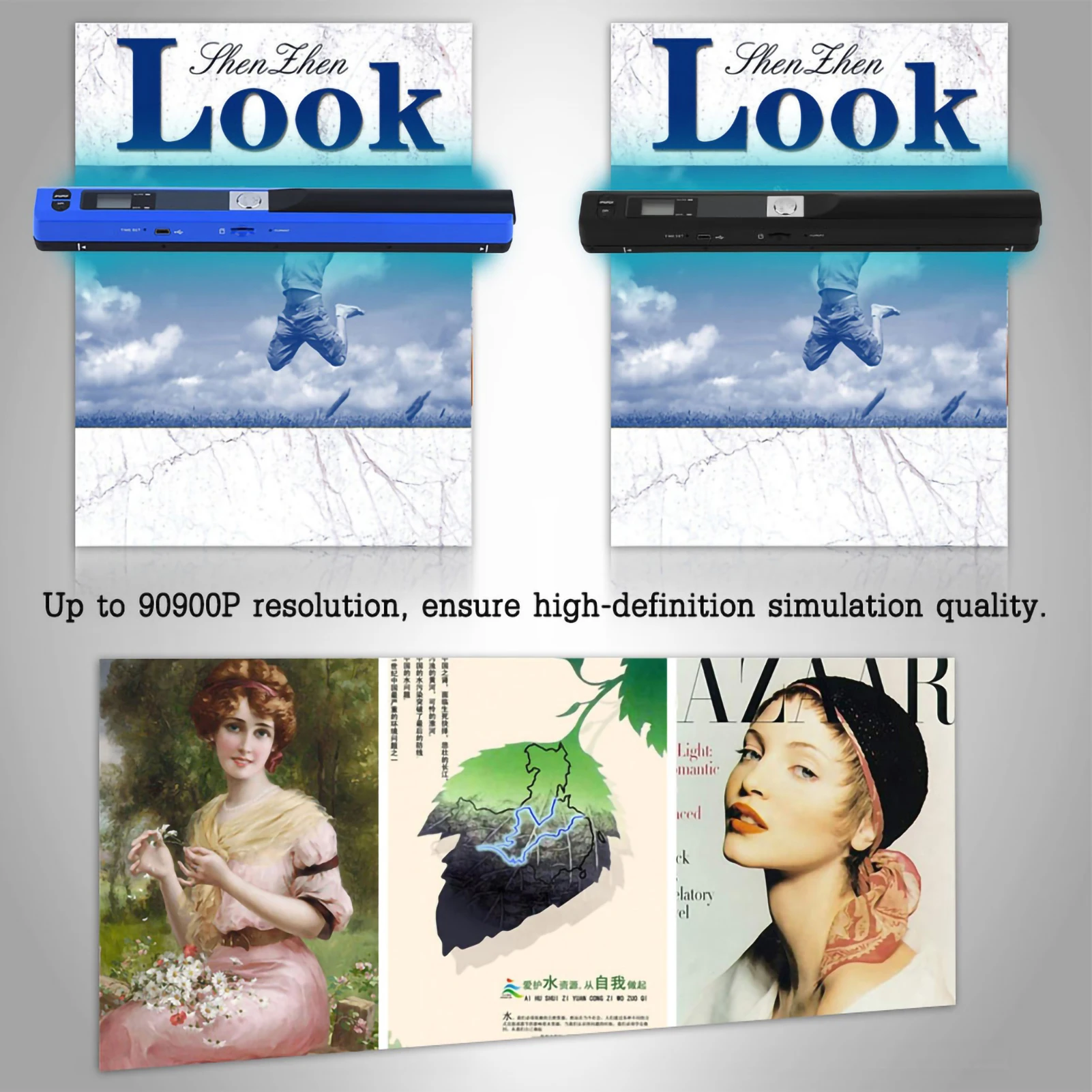 Document Scanners. Hand Held Scanners Handheld Scanner Portable Scanner USB Pen Scanner  Scan JPG/PDF USB 2.0 USB Scanners - 4