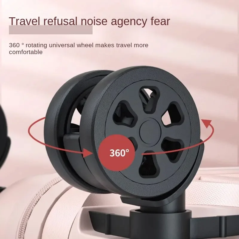 High-Value Trolley Suitcase ABS+PC Material 20 Inch Boarding Lockbox 29 Inch Large Capacity Silent Universal Wheel Luggage