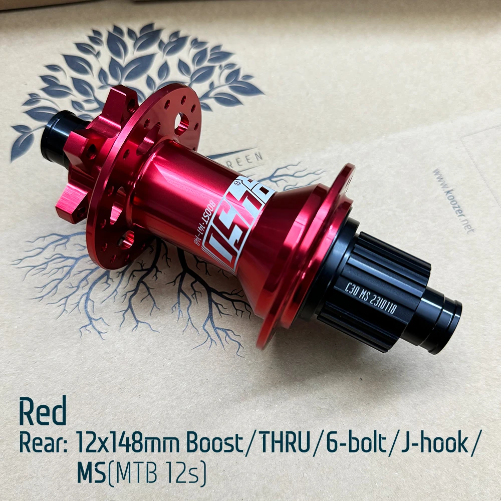 core slimer コアスリマー Koozer 450 Boost Rear MS Micro Spline 12s 28H 32 Hole Cr-Mo