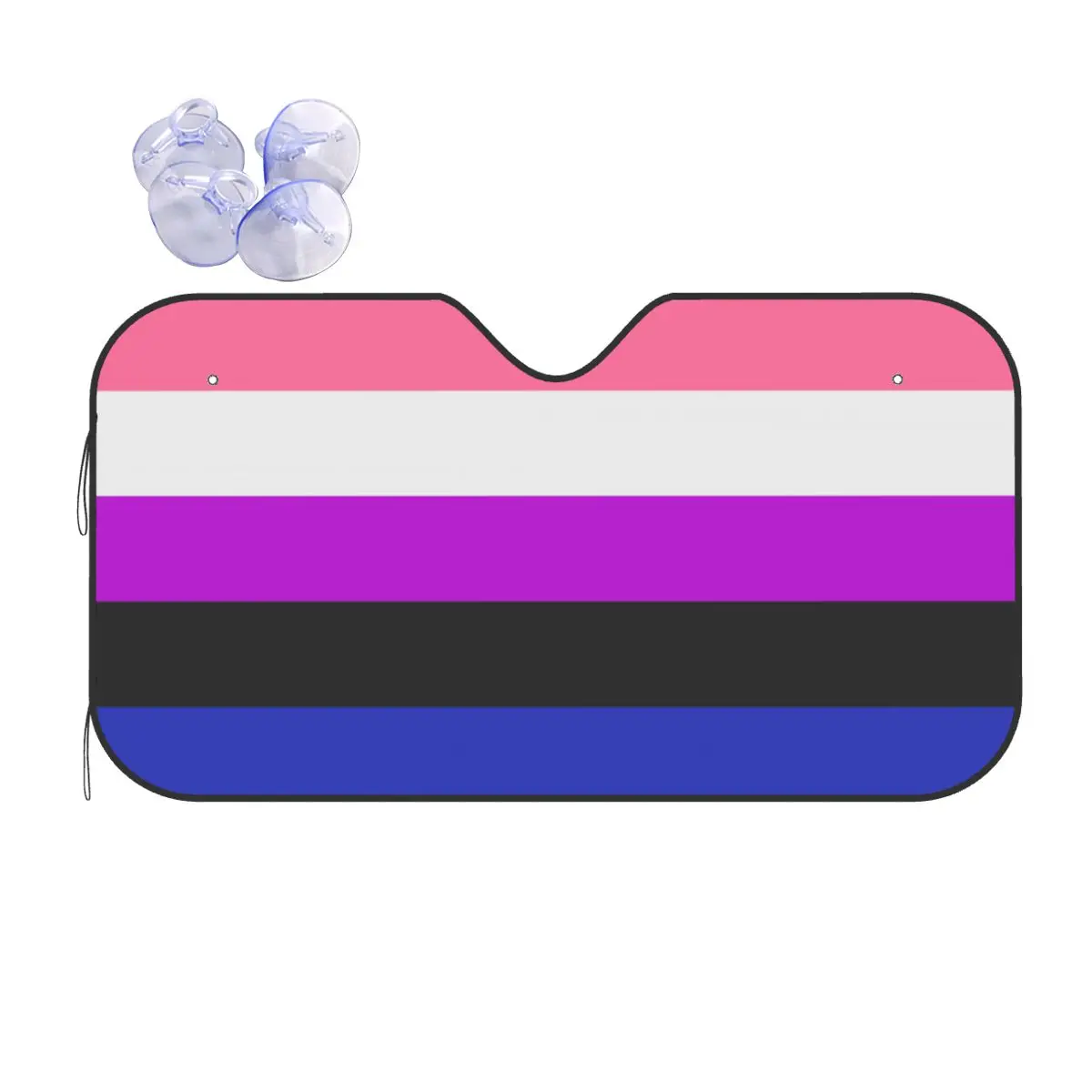 

Gender Fluid Fluidity Pride Windshield Sunshade Fashion Cover Front Block Car Window Windscreen Cover Ice Shield Dust Protection