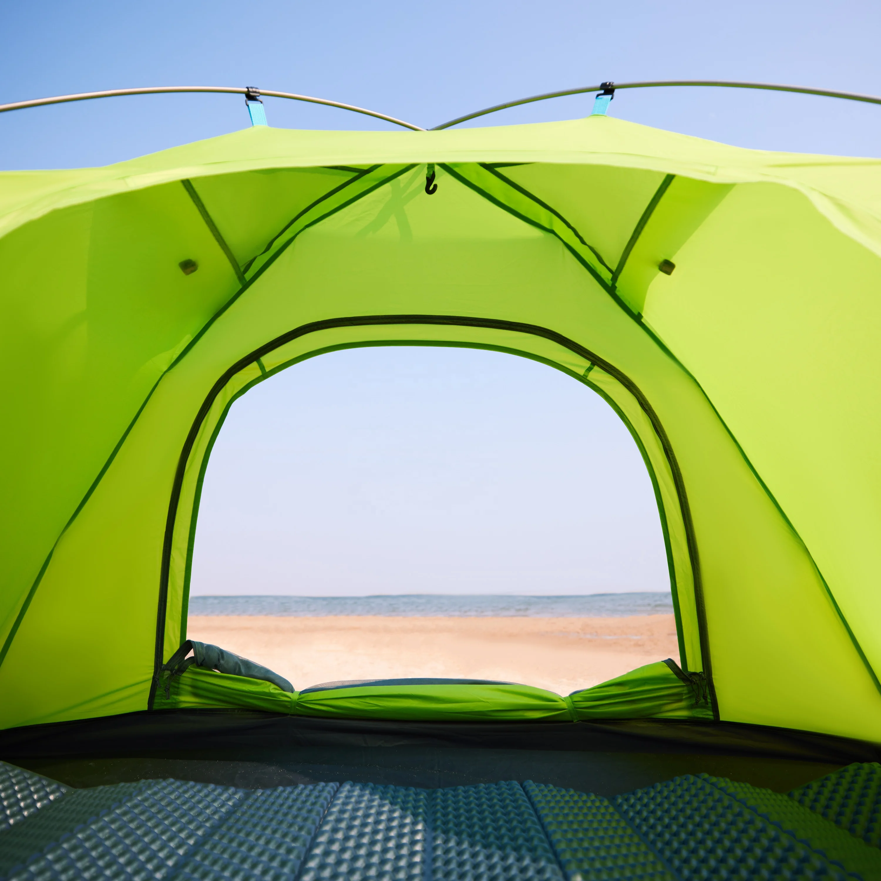 Naturehike P Series Single Layer Tent Outdoor Camping Hiking Ultra Lightweight 2-person Tent Anti-UV Sun Protection UPF40+